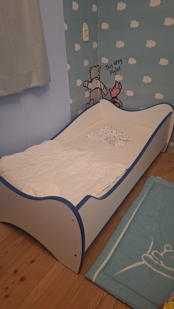 peuterbed kleuterbed, Kinderen en Baby's, Kinderkamer | Bedden, Gebruikt, 70 tot 85 cm, 140 tot 160 cm, Ophalen