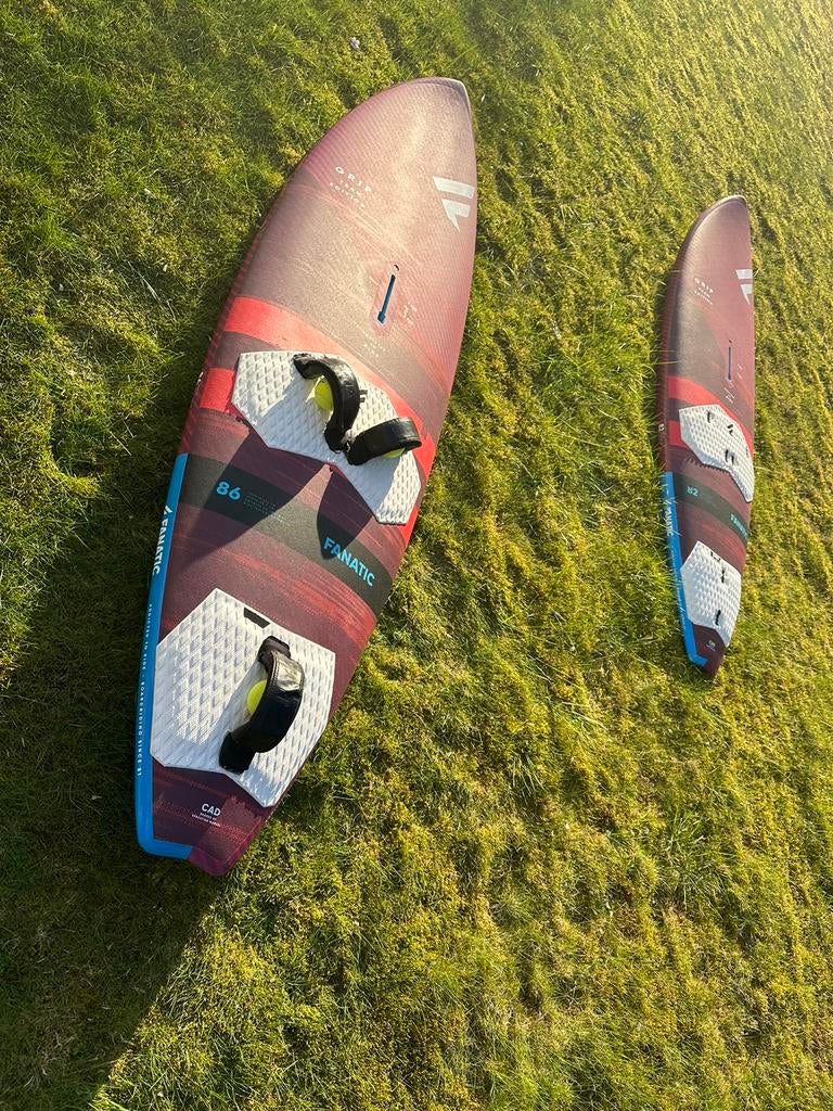 Fanatic Grip 82 + 86 Team Edition, Watersport en Boten, Windsurfen, Ophalen of Verzenden, Zo goed als nieuw, Plank