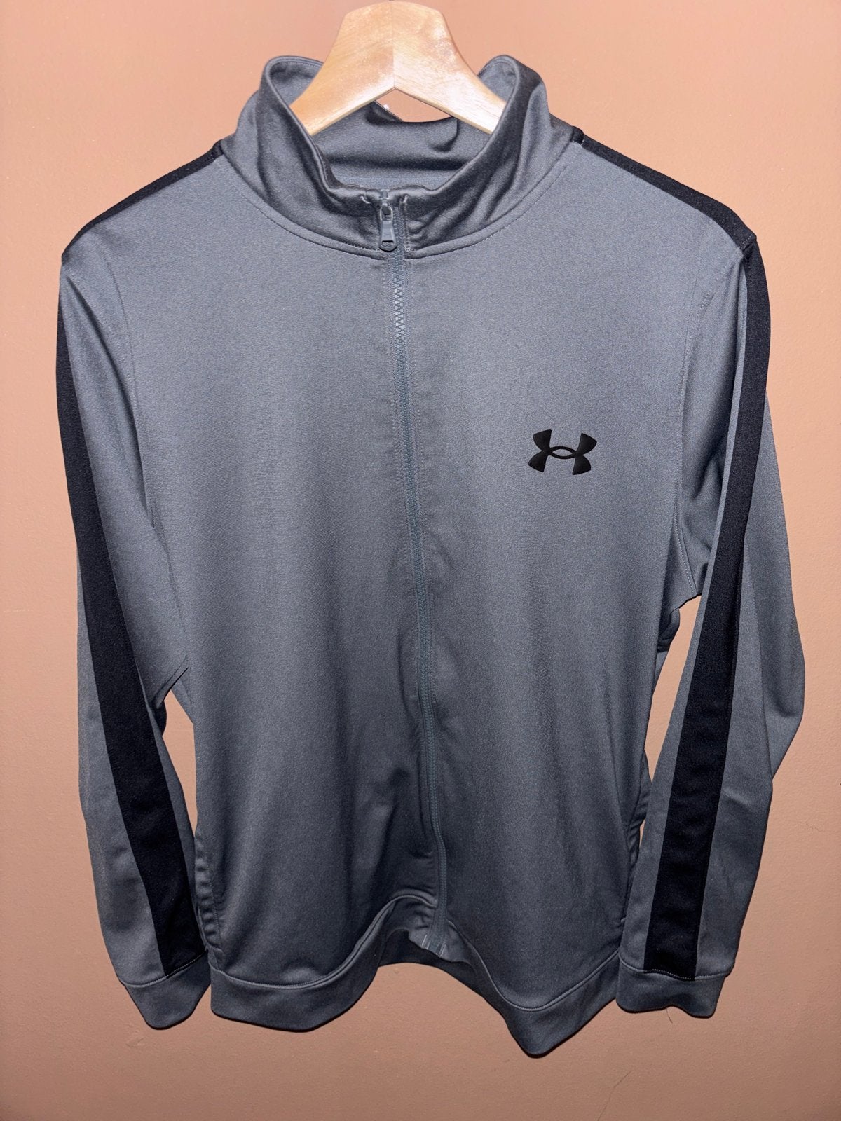 Under Armour Sportjack Grijs - Maat L, Maat 42/44 (L), Ophalen of Verzenden, Grijs, Fitness of Aerobics