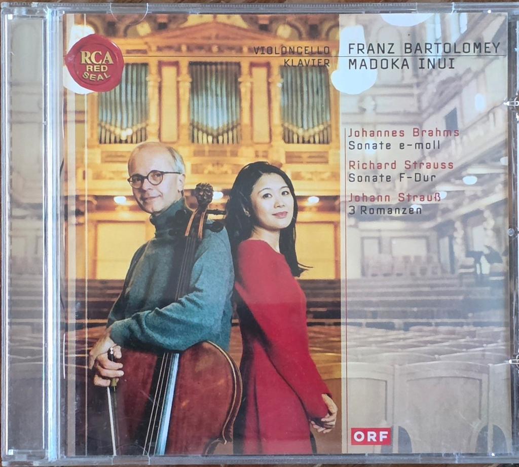 Franz Bartolomey & Madoka Inui - Cello & Piano CD, Ophalen of Verzenden, Romantiek, Zo goed als nieuw, Kamermuziek