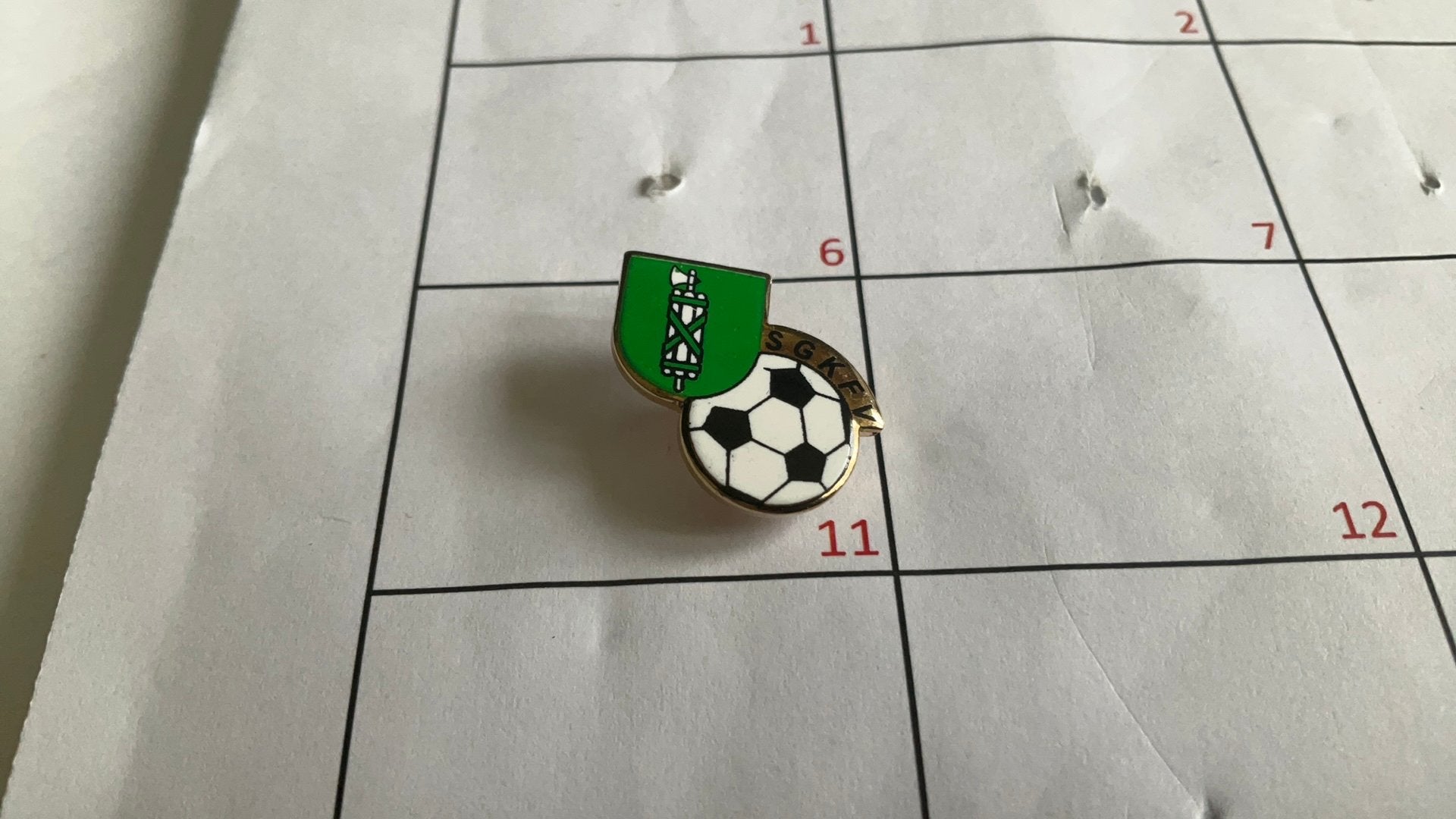Speldje voetbal Sint Galler fussballverband Zwitserland, Ophalen of Verzenden, Zo goed als nieuw, Sport