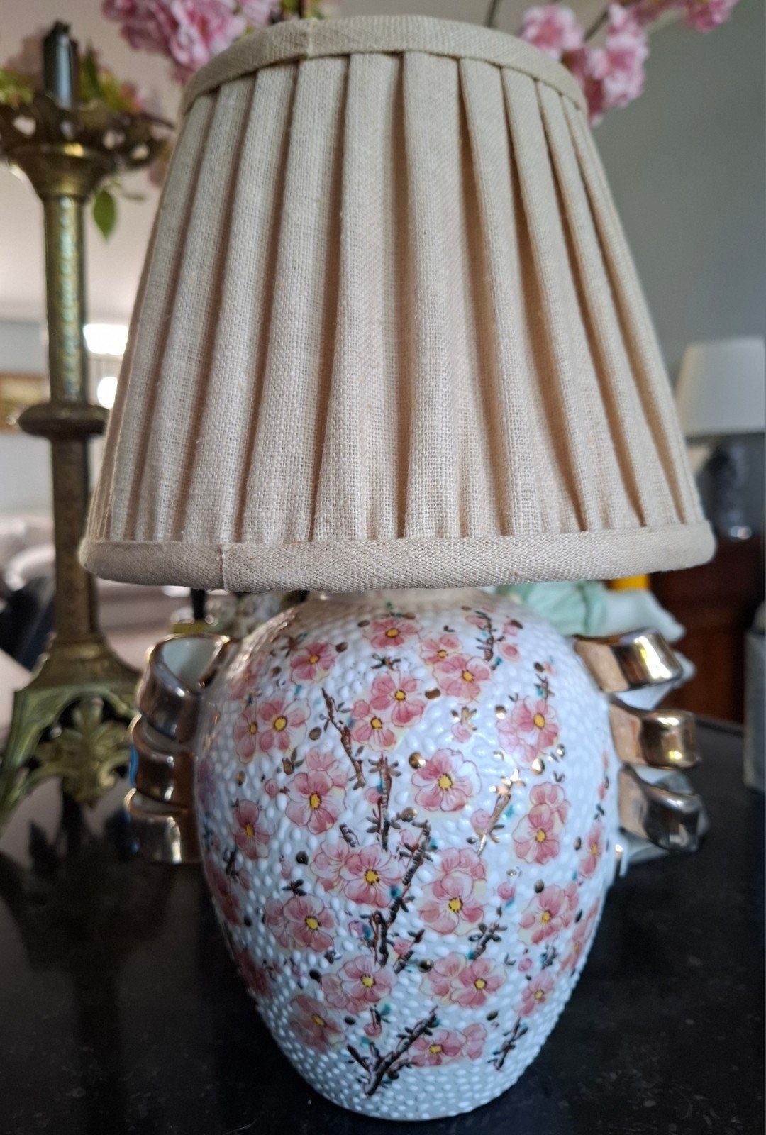 prachtige keramische lamp ARS Deruta Italië, Ophalen of Verzenden