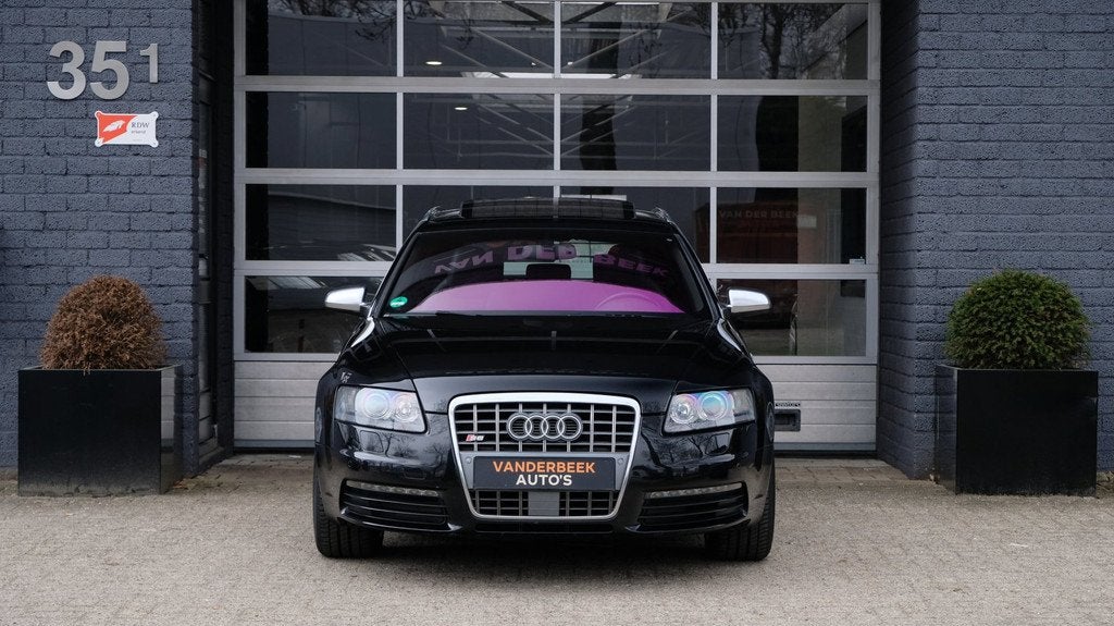 Audi S6 Avant 5.2 FSI V10 Pro Line 435PK Carbon|Schuifdak|Le, Auto's, Audi, Automaat, 435 pk, Gebruikt, Zwart