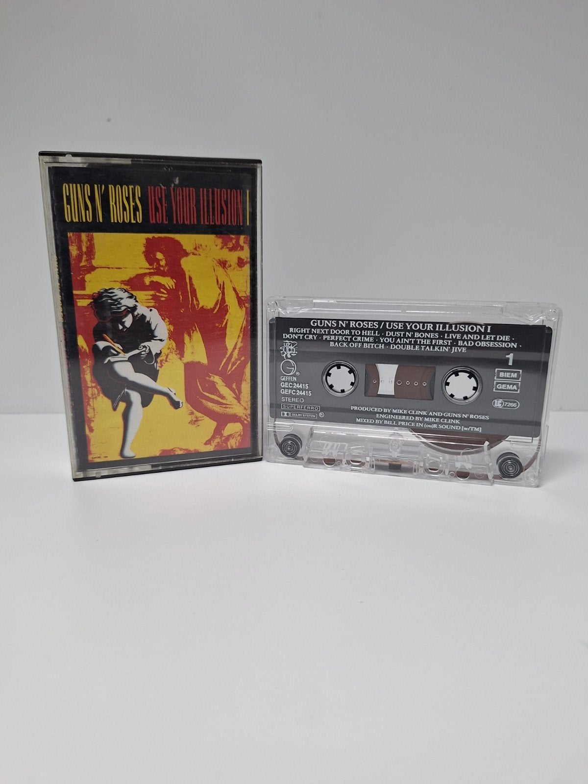 Guns N' Roses - Use Your Illusion I Cassette, Cd's en Dvd's, Cassettebandjes, Gebruikt, 1 bandje, Ophalen of Verzenden, Origineel