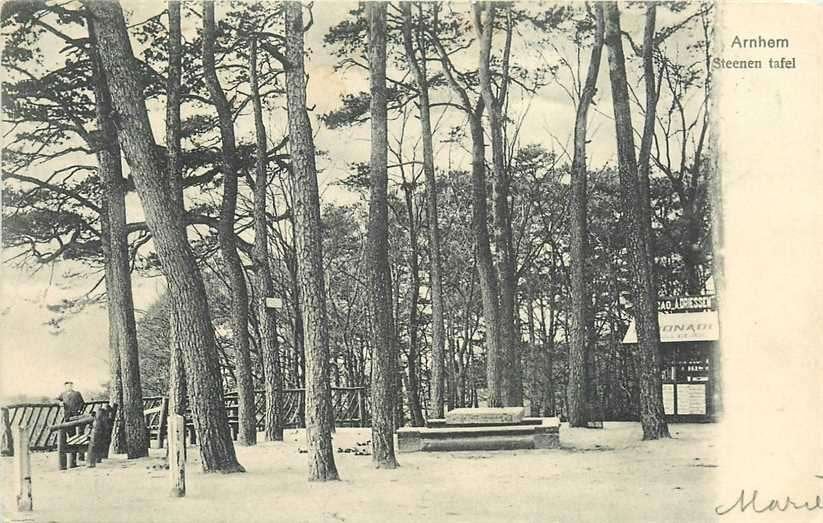 380-379-017 Arnhem Steenen Tafel, Verzenden, Voor 1920, Gelderland