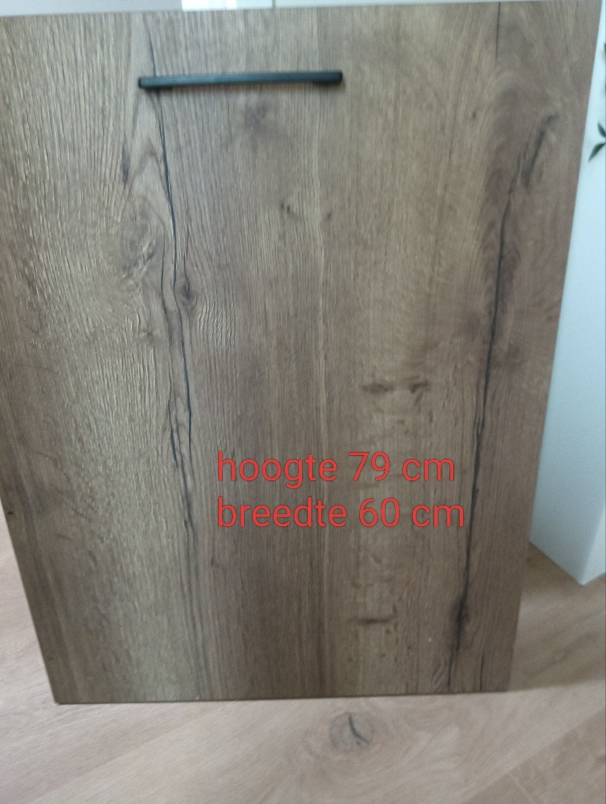 vaatwasser kastdeur front eiken hout, Huis en Inrichting, Bruin, Nieuw, Minder dan 100 cm, 25 tot 50 cm