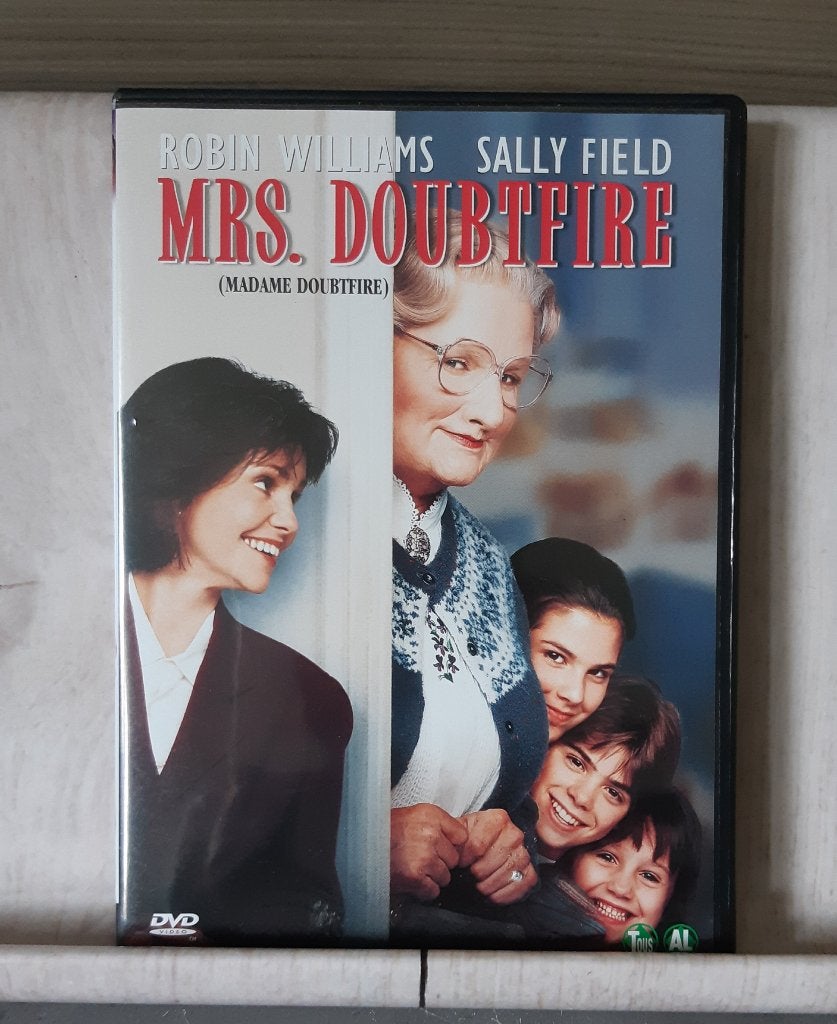 Mrs. Doubtfire (1993) Robin Williams en Sally Field Dvd, Alle leeftijden, Ophalen of Verzenden, Zo goed als nieuw, Overige genres