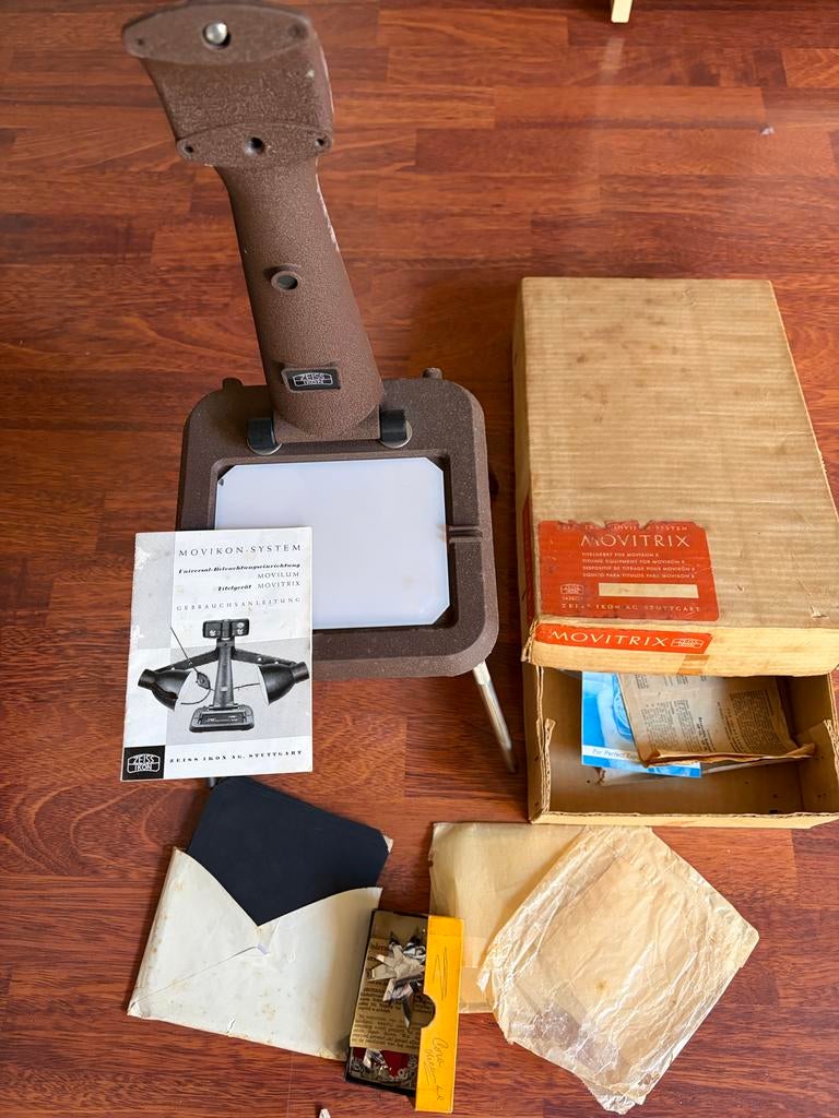 ZEISS IKON Movikon 8 Titelgenerator - Vintage Film Accessoir, Ophalen, Gebruikt