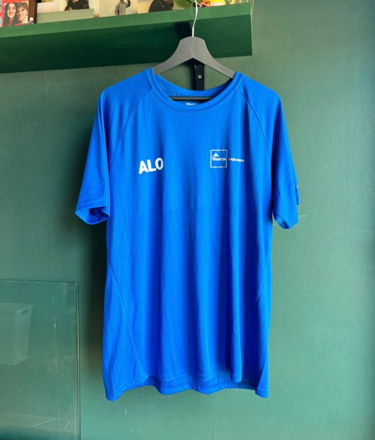 T-shirt ALO Fontys KM Craft kobalt XL ongedragen, Ophalen of Verzenden, Nieuw, Maat 56/58 (XL), Blauw