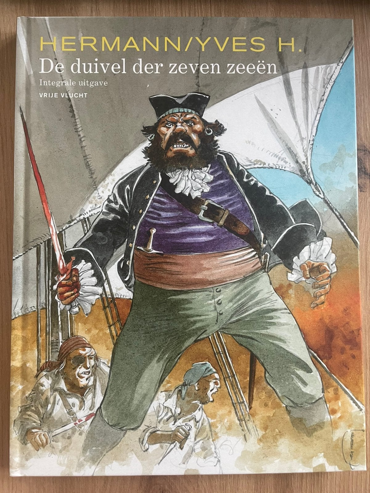 Hermann/yves h, De duivel der zeven zeeën, Ophalen of Verzenden, Zo goed als nieuw