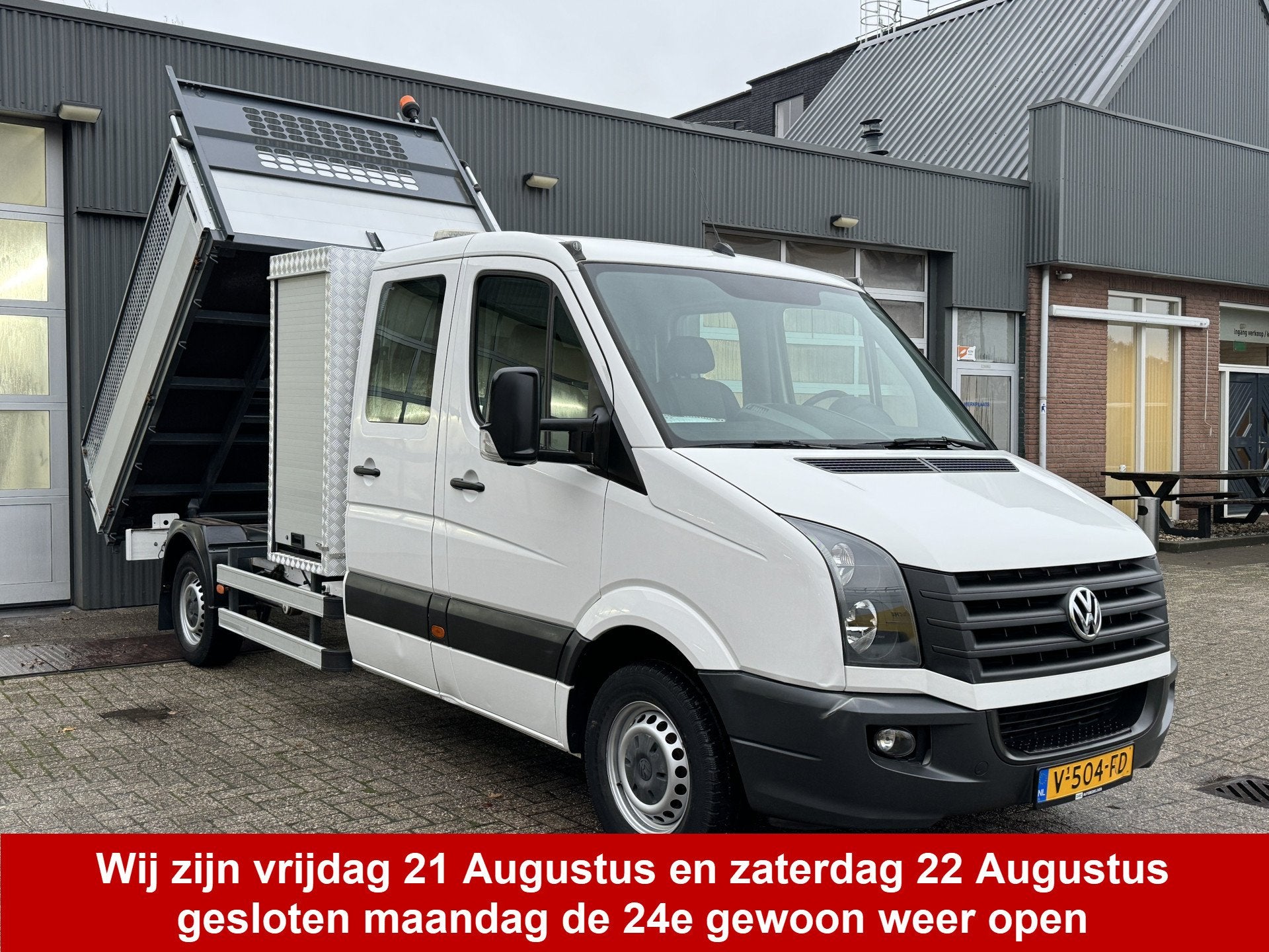 Volkswagen Crafter 2.0 TDI Maxi Kipper 3500kg trekgewicht Eu, Auto's, Bestelauto's, Achterwielaandrijving, 4 cilinders, 2707 kg