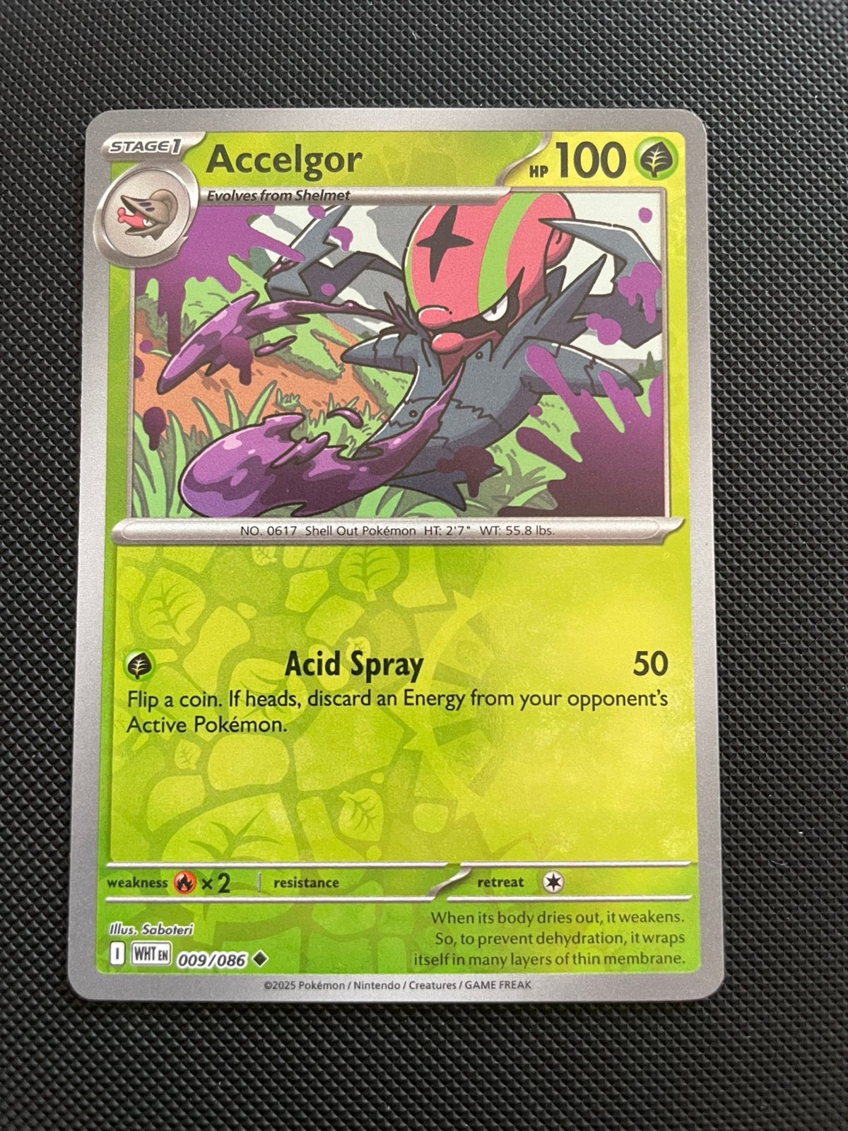Accelgor 009/086 Reverse Holo White Flare Packfresh, Verzenden, Nieuw