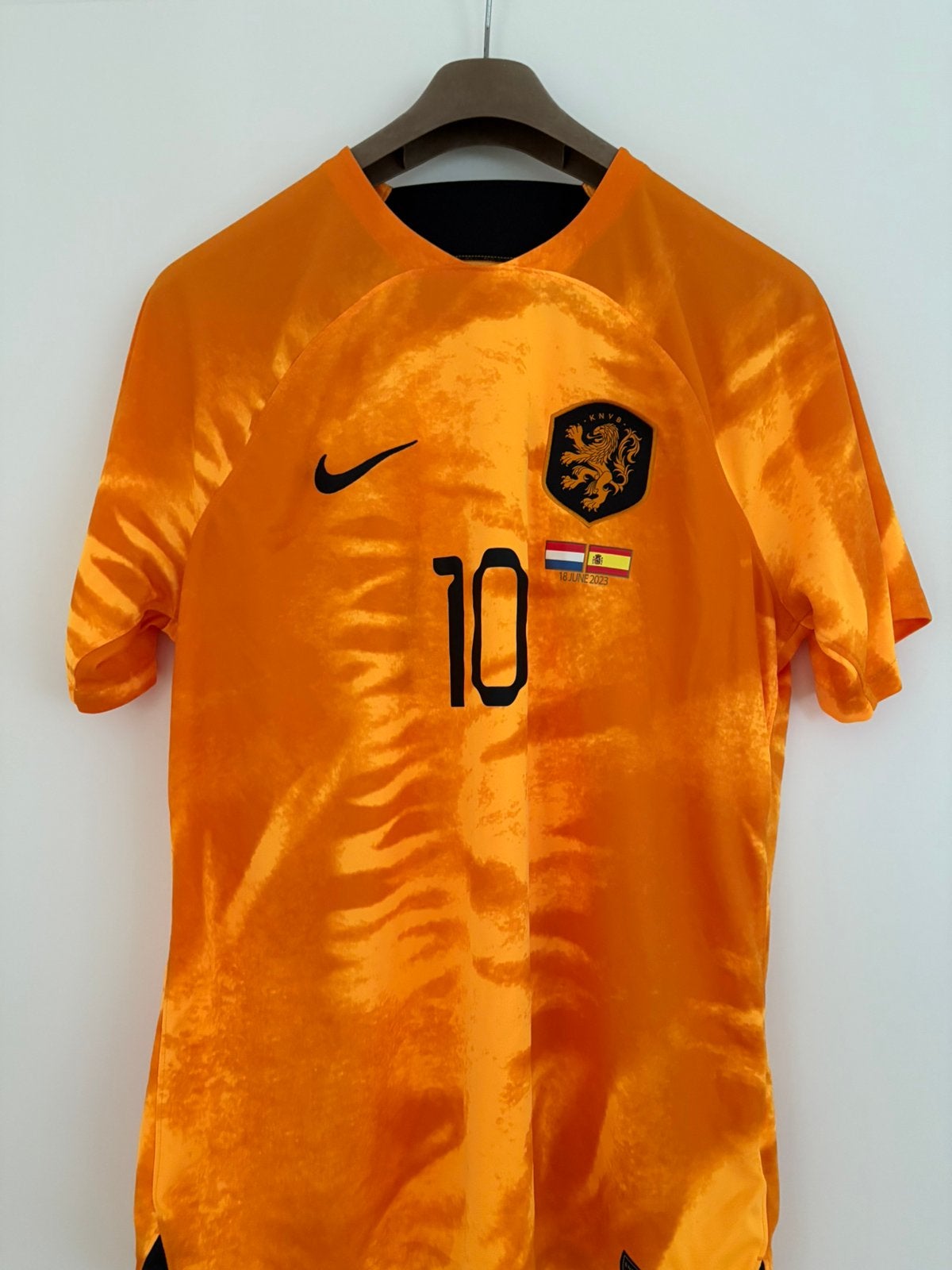 Matchshirt Nederlands elftal 2023 - Depay - nummer 10, Ophalen of Verzenden, Nieuw, Shirt