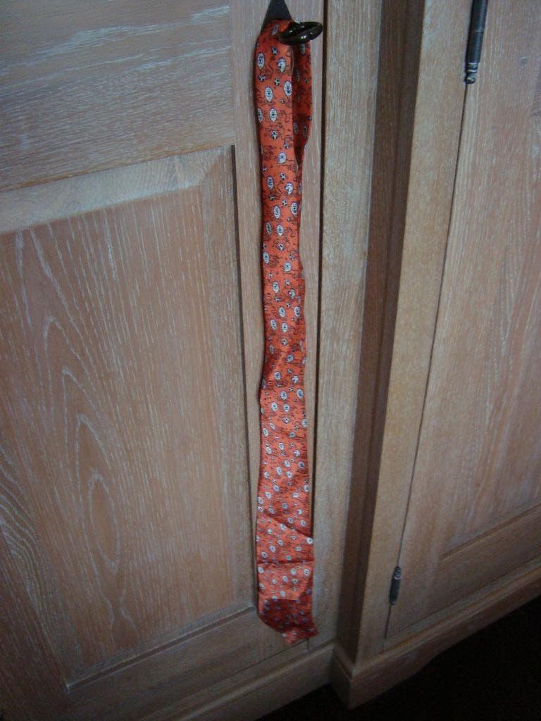 Stropdas nieuw, Ophalen of Verzenden, Nieuw, Oranje, Met patroon
