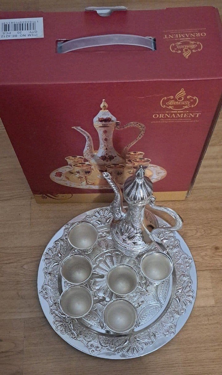 Nieuw Servies Set - Ornament Design, Benestille, Overige merken, Onbekend, Nieuw
