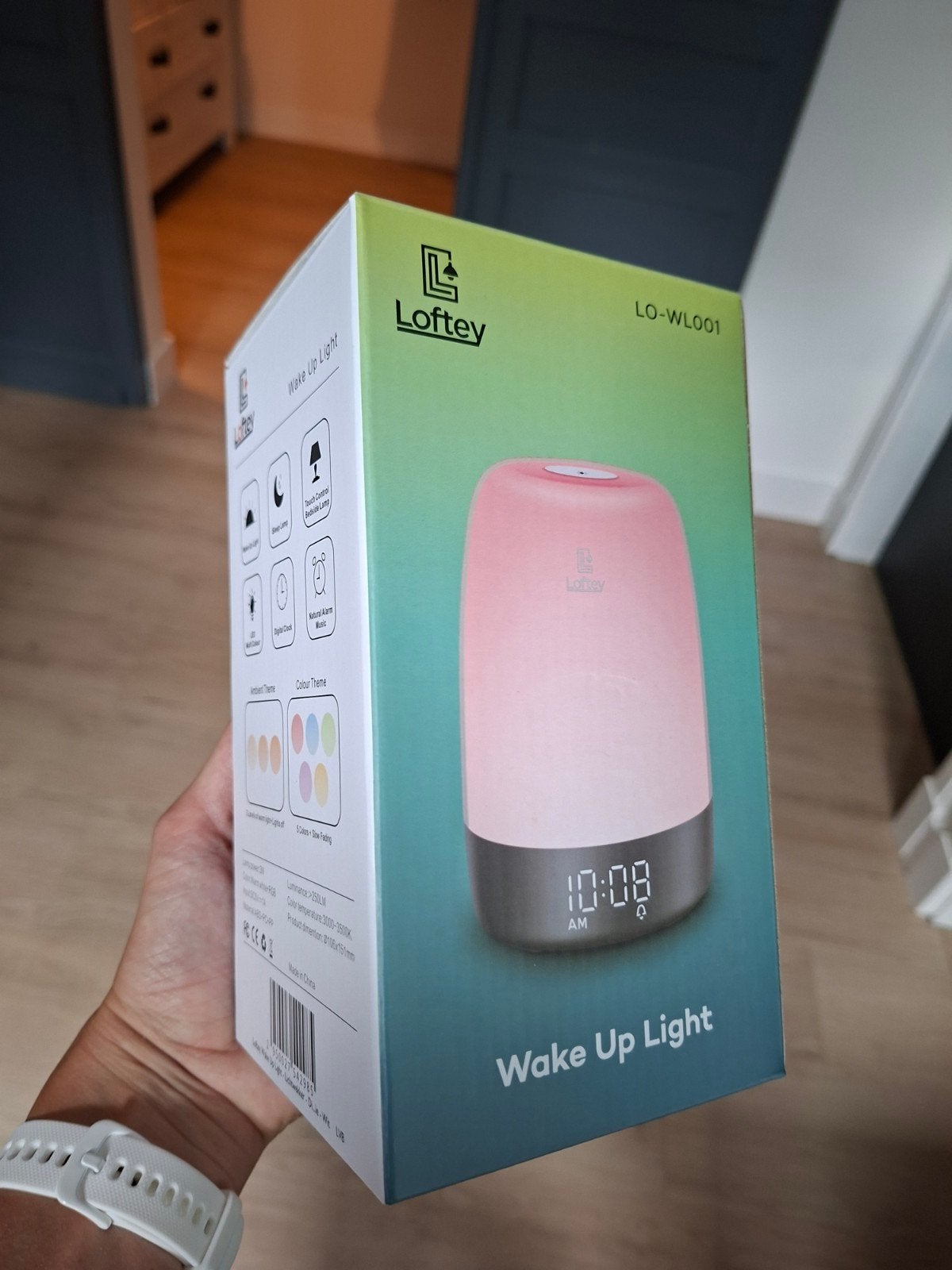 Loftley Wake Up Light - Wekker met Slaap- en Sfeerlamp, Huis en Inrichting, Lampen | Tafellampen, Nieuw, Kunststof, Ophalen of Verzenden