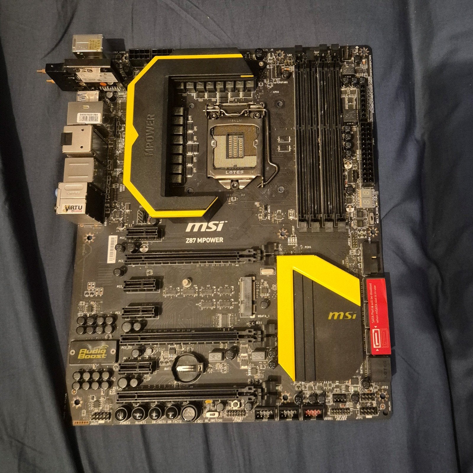 MSI Z87 Mpower (DEFECT), Computers en Software, Moederborden, Ophalen, DDR4