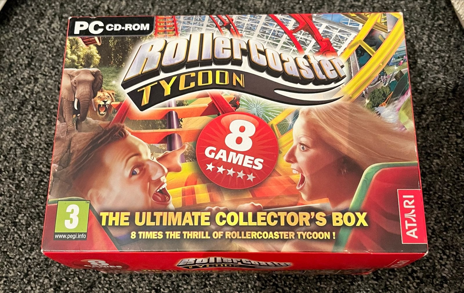 RollerCoaster Tycoon: The Ultimate Collector's Box (8 games), Spelcomputers en Games, Games | Pc, 1 speler, Ophalen of Verzenden
