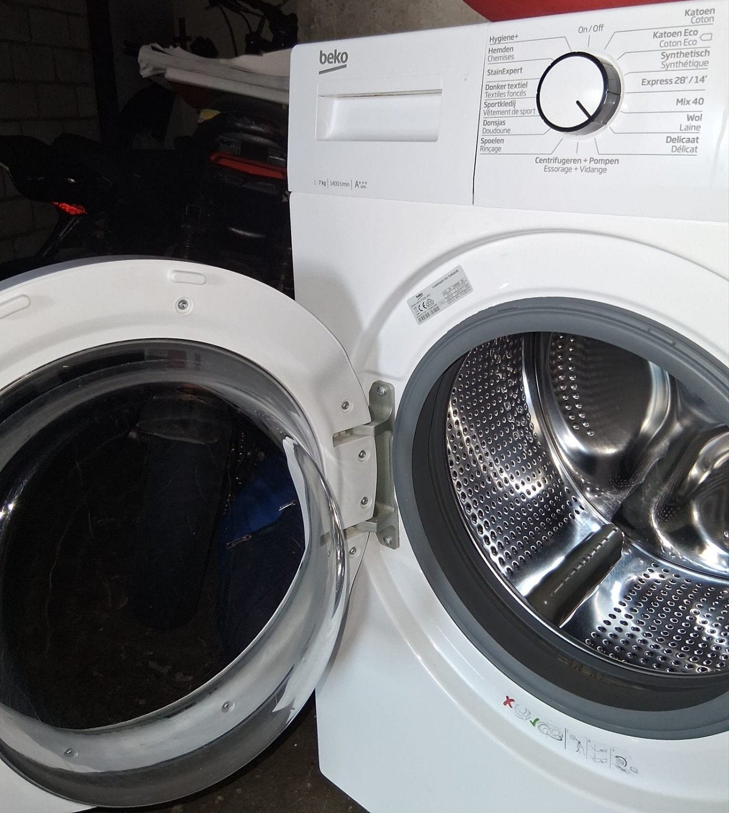 Beko Wasmachine, Ophalen, Minder dan 85 cm, Zo goed als nieuw, 1200 tot 1600 toeren