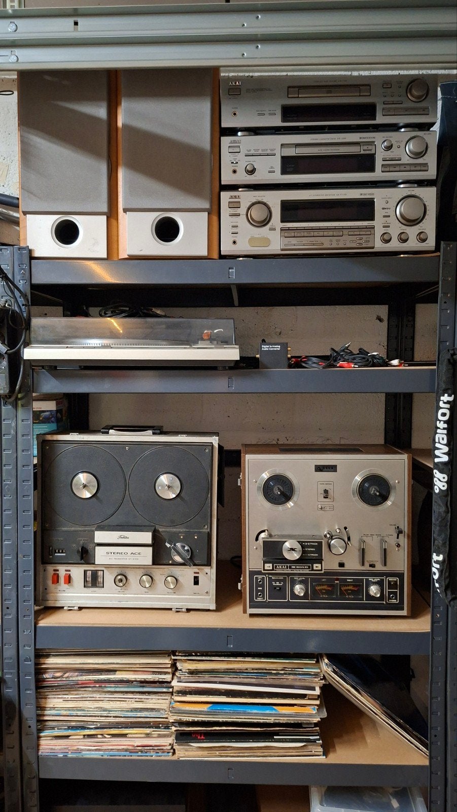 Vintage Akai en Toshiba Bandrecorders - Set van 2, Audio, Tv en Foto, Ophalen, Bandrecorder