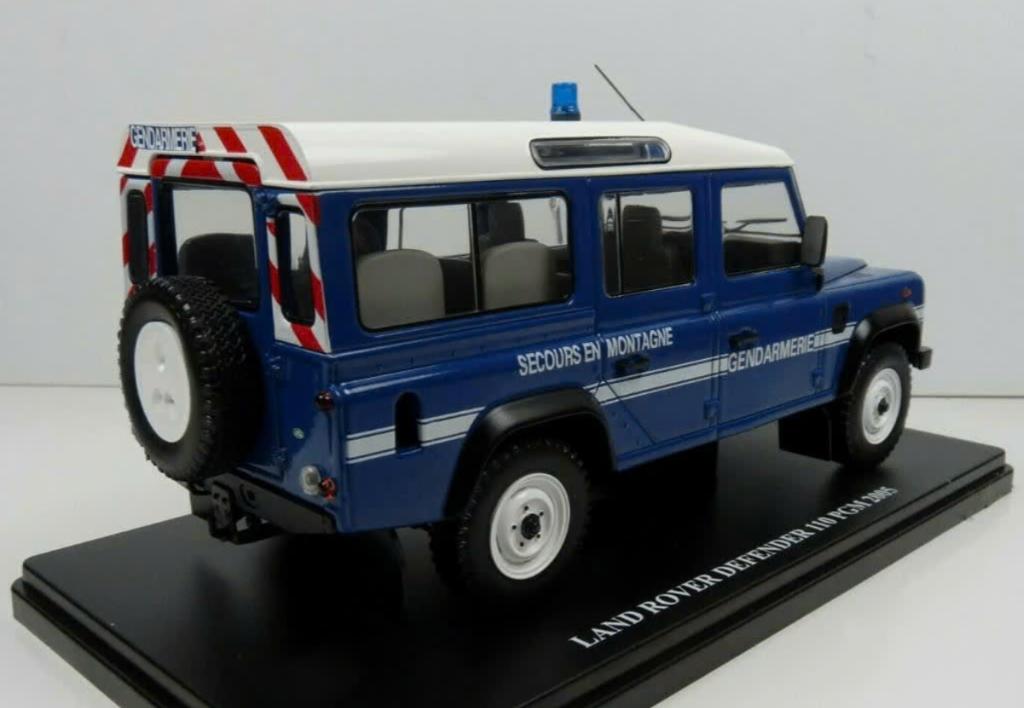 Land Rover Defender 110 PGM 2005 GENDARMERIE TEST 1/24, Verzenden, Nieuw, Auto, Overige merken