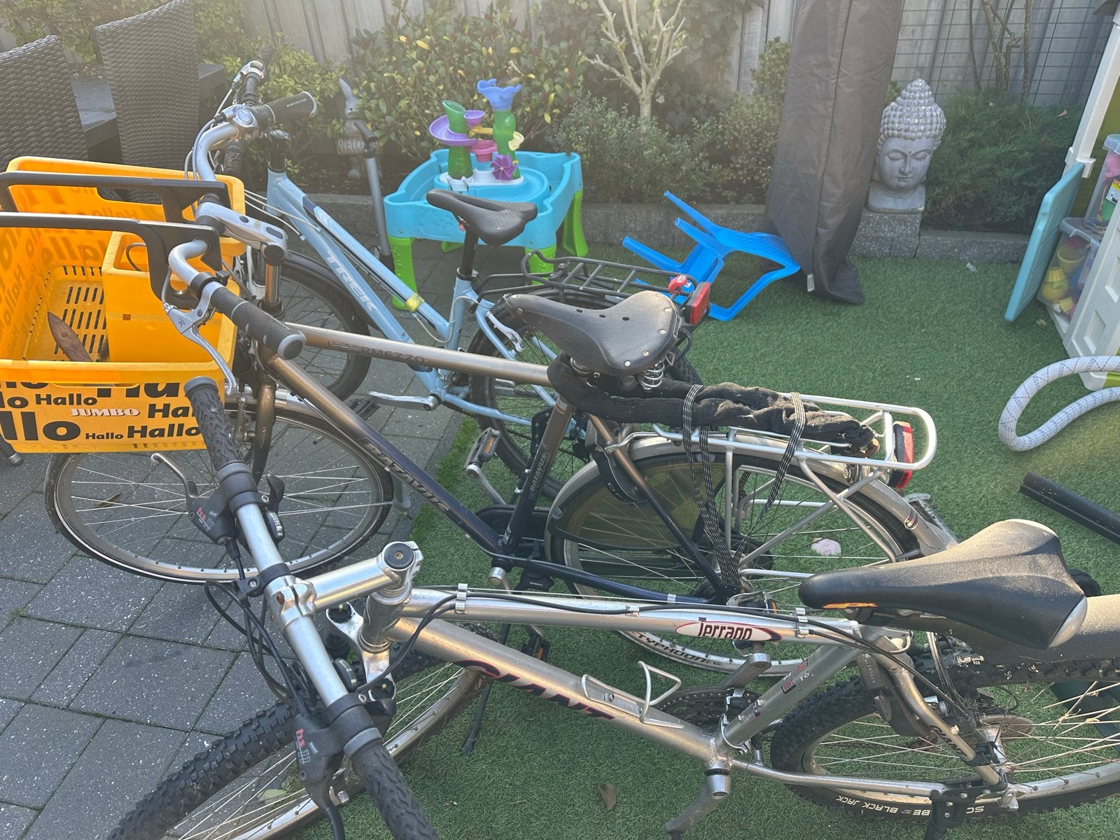 3 fietsen (Giant, Batavus, Trek) - Opknappers, Ophalen, Gebruikt, Giant