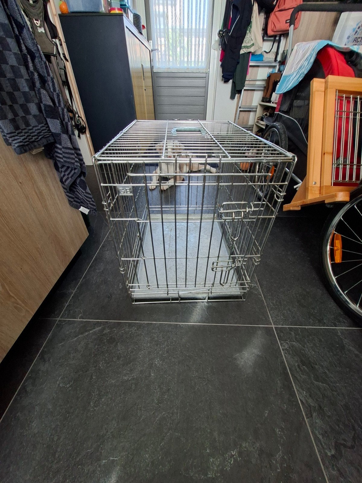 kleine honden bench, Dieren en Toebehoren, Ophalen, Zo goed als nieuw