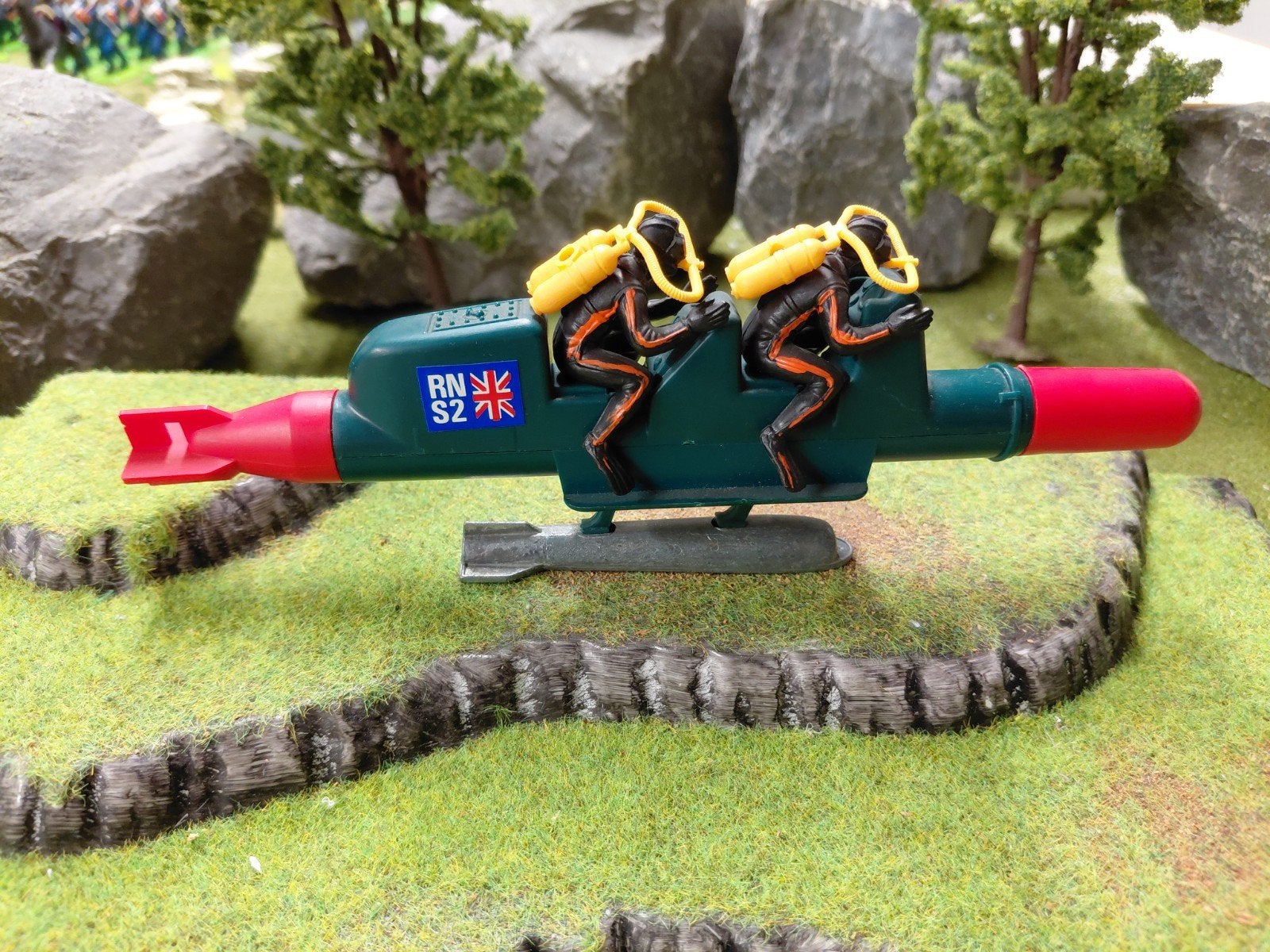 Britains Deetail Torpedo, Hobby en Vrije tijd, Ophalen of Verzenden, Zo goed als nieuw, 1:50 of kleiner