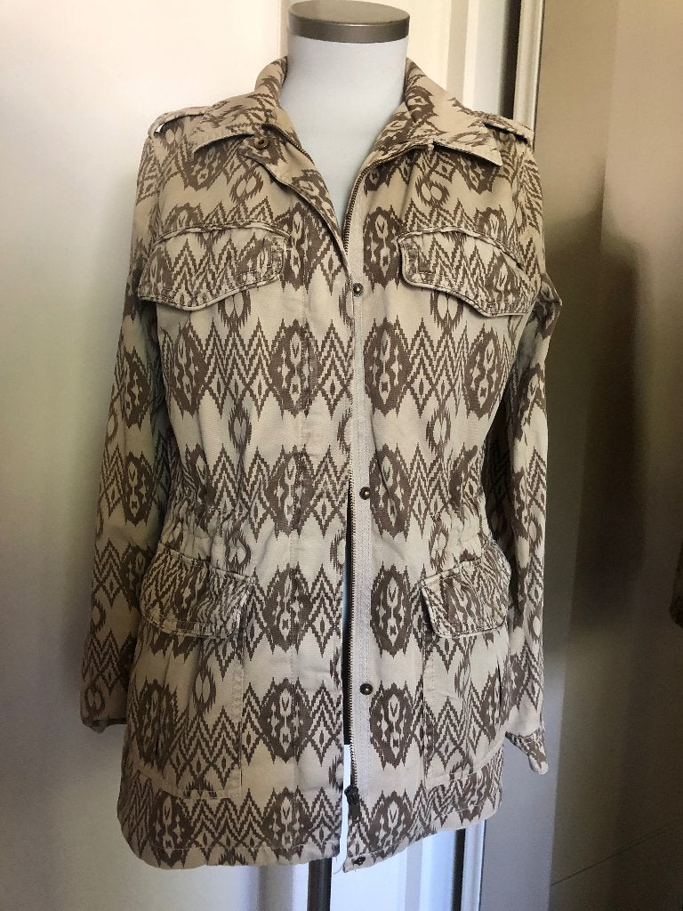 jeansjasje Pull&Bear M beige/bruin apart, Maat 38/40 (M), Beige, Ophalen of Verzenden, Zo goed als nieuw