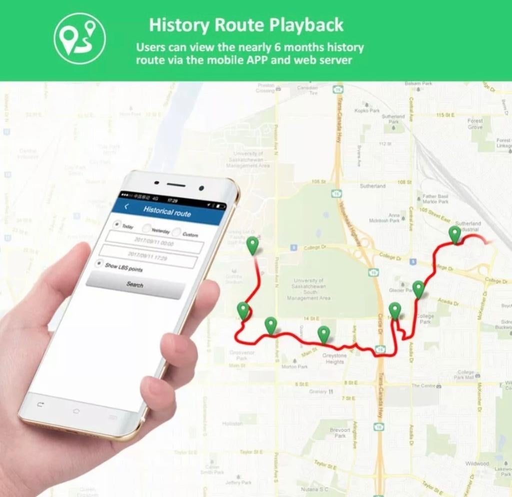 GPS Tracker  € 120, Auto diversen, Anti-diefstal, Nieuw, Ophalen