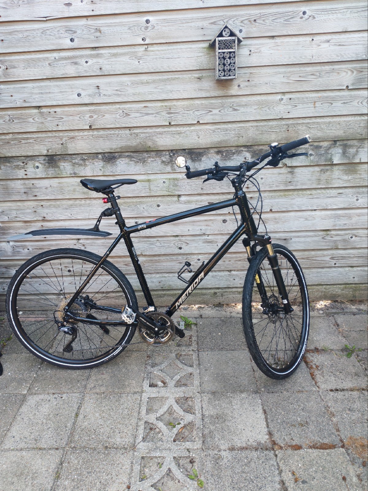 Merida Crossway 500 hybridefiets - Zo goed als nieuw, Overige merken, 28 inch, Vering, Ophalen of Verzenden