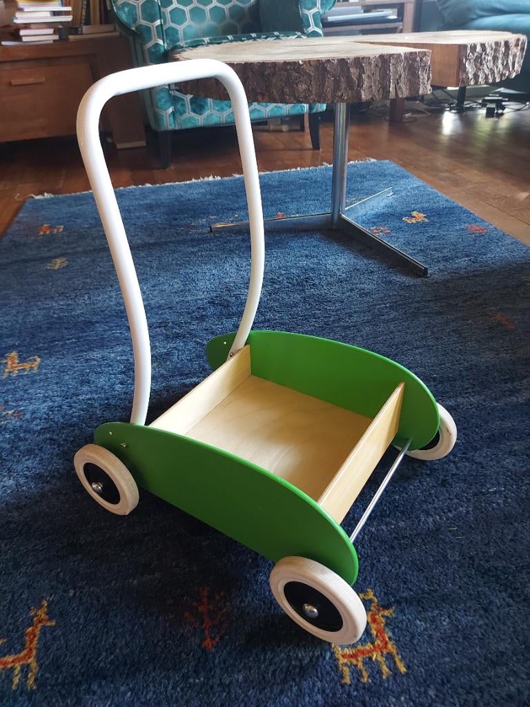 Loopwagen, Ophalen, Gebruikt, Duw- of Trekspeelgoed