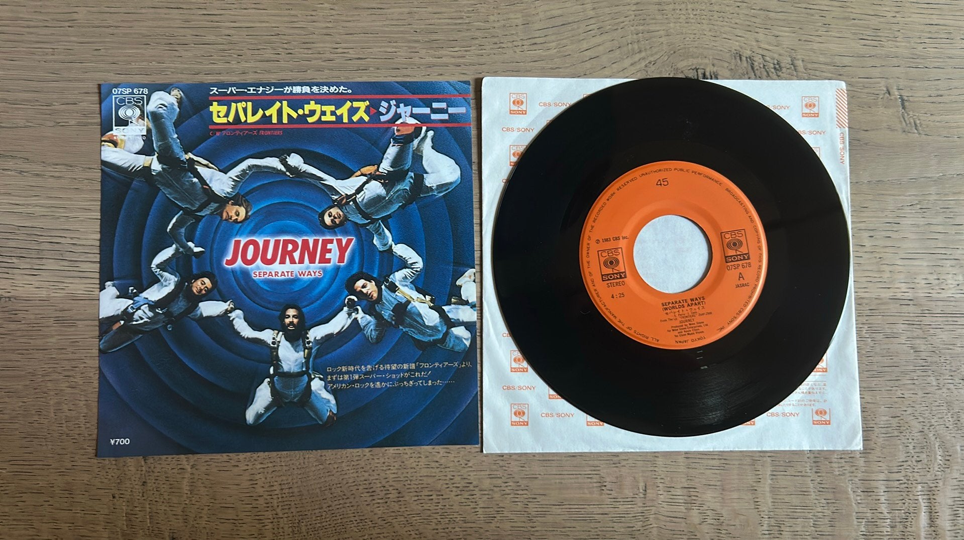 Journey - Seperate ways (single Japan), Ophalen of Verzenden, Zo goed als nieuw, Pop