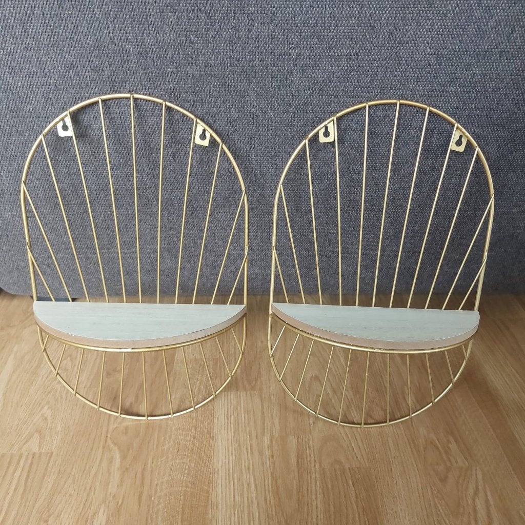 2xMetalen/houten wandplanken van Jysk, nieuwe, Ophalen of Verzenden, Nieuw