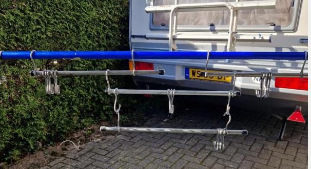 Tentkledinghanger / lepelrek, Ophalen, Gebruikt