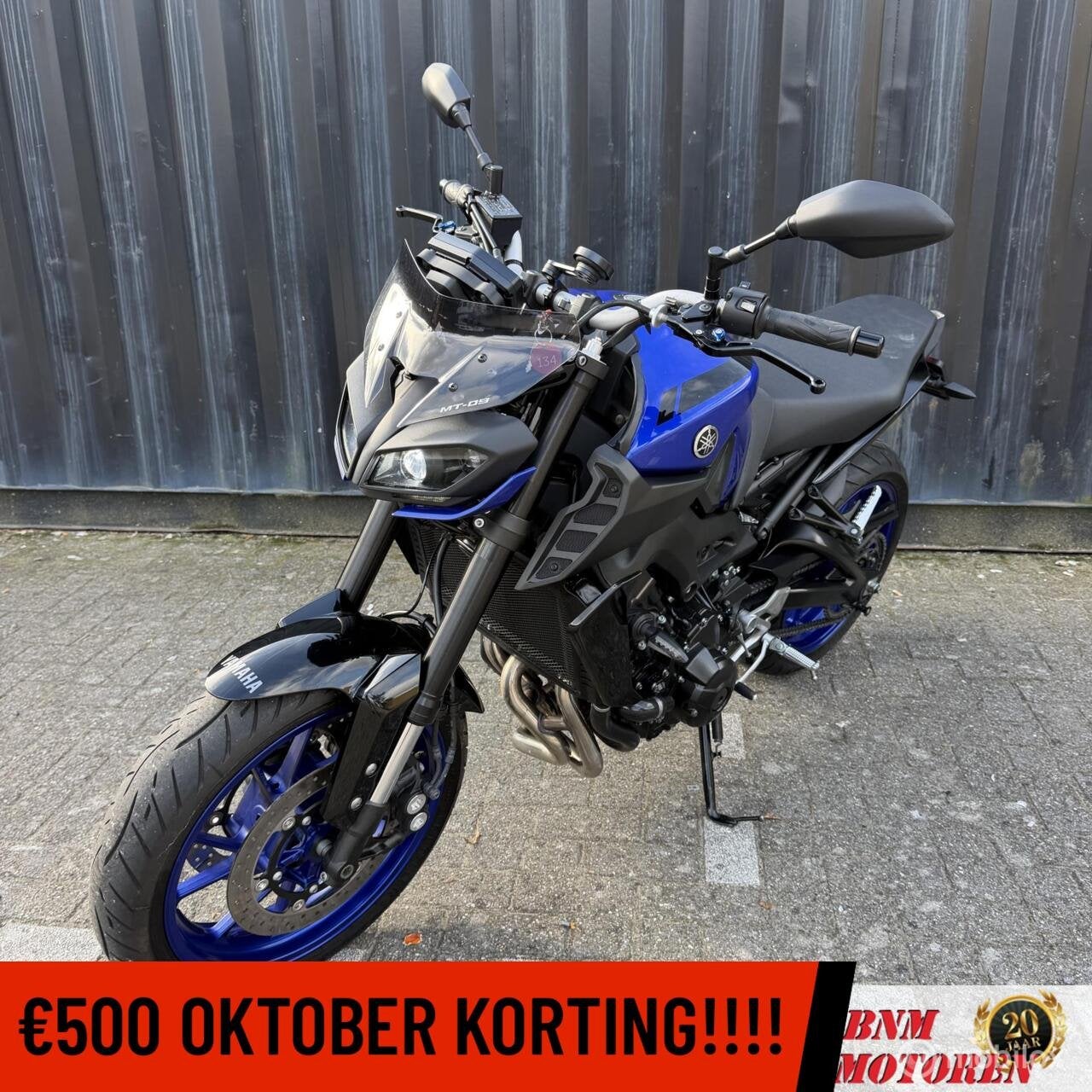 Yamaha MT-09 ABS, ABS, Meer dan 35 kW, Toermotor, 847 cc