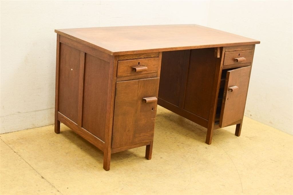 Houten Bureau 48337, Ophalen of Verzenden, Gebruikt