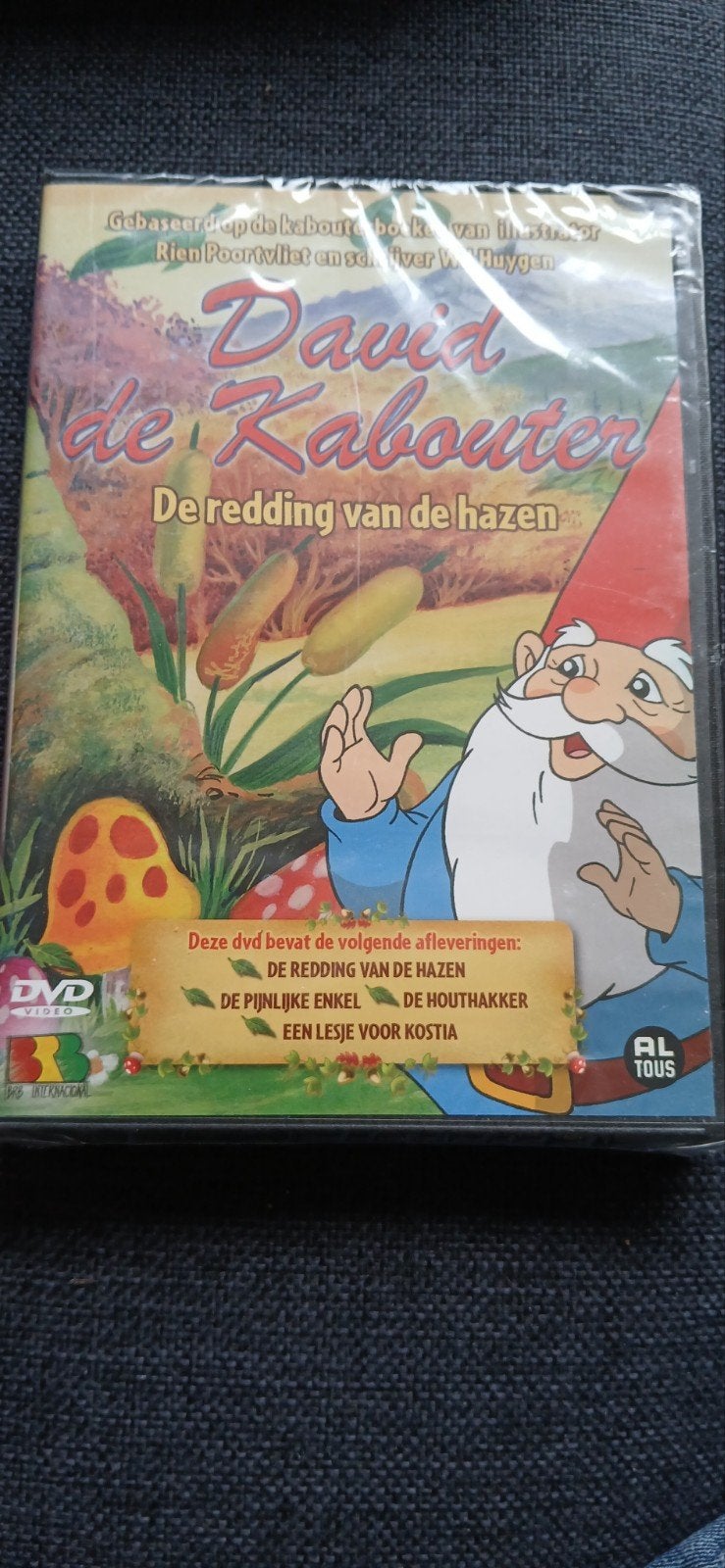 David de Kabouter - De Redding van de Hazen DVD, Cd's en Dvd's, Dvd's | Kinderen en Jeugd, Alle leeftijden, Ophalen of Verzenden