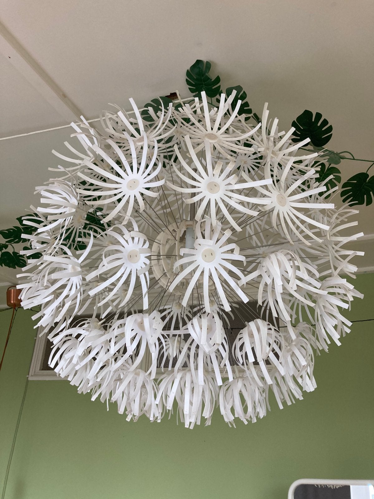 Foto 2 van Grote Ikea bloemenlamp