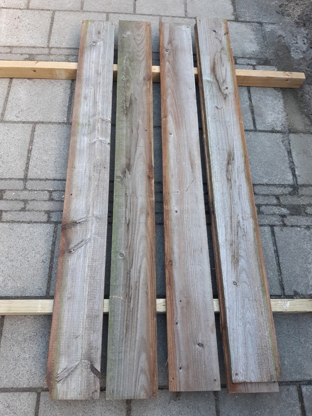 Douglas fijnbezaagd hout, ca. 170cm x 16cm, Ophalen, Gebruikt, Minder dan 25 mm, Plank