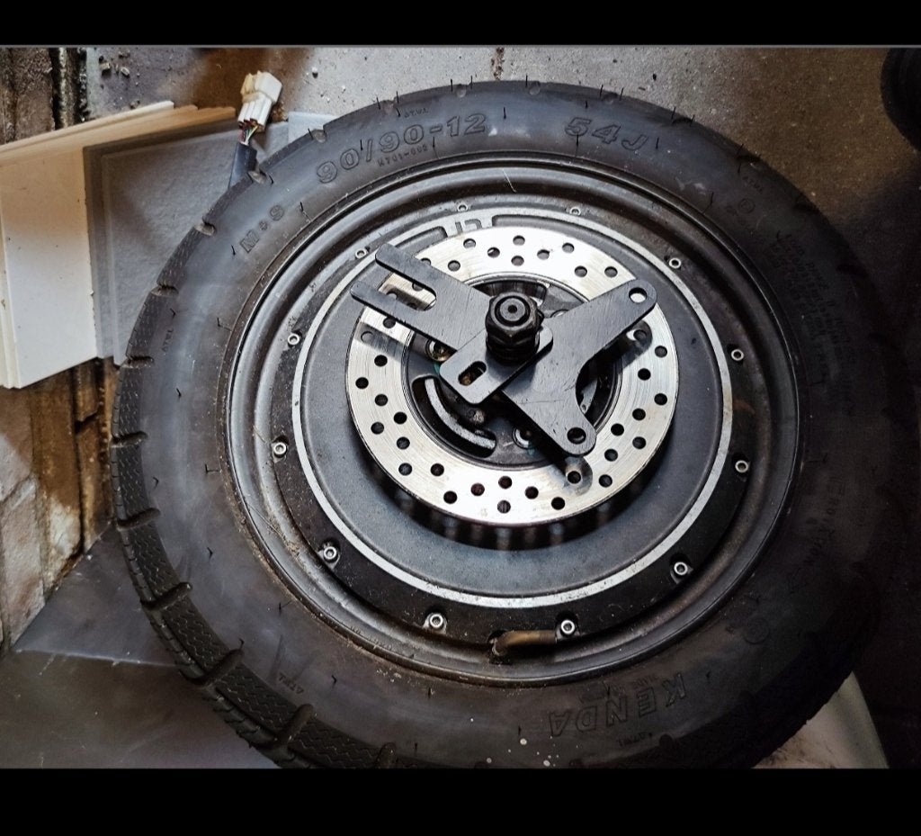 Elektrisch scooter achterwiel, Fietsen en Brommers, Gebruikt, Onbekend, Ophalen of Verzenden, Rubber