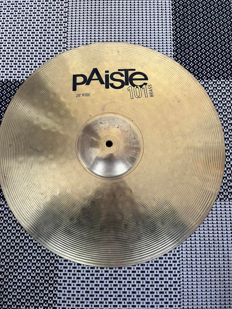 20 inch ride bekken Paiste 101 | 20” ride cymbal, Muziek en Instrumenten, Ophalen of Verzenden, Zo goed als nieuw, Drums of Percussie