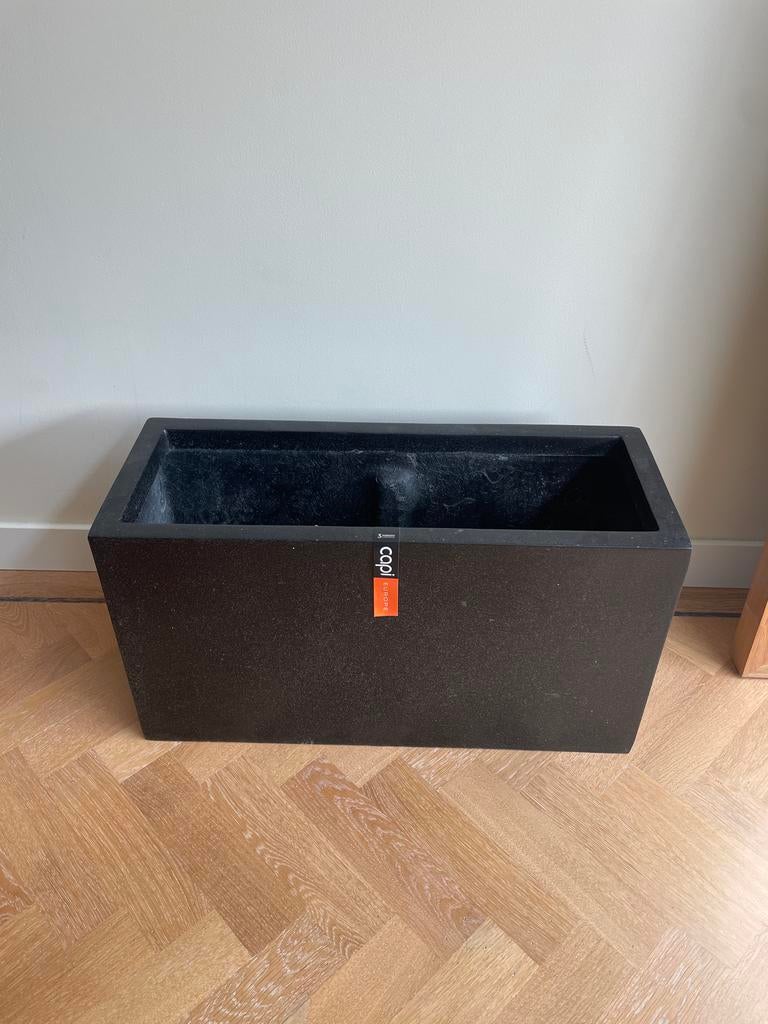 Capi Terrazzo Rechthoekige Plantenbak 64x25x35 Nieuw, Tuin en Terras, Bloembakken en Plantenbakken, Kunststof, Nieuw, Ophalen of Verzenden