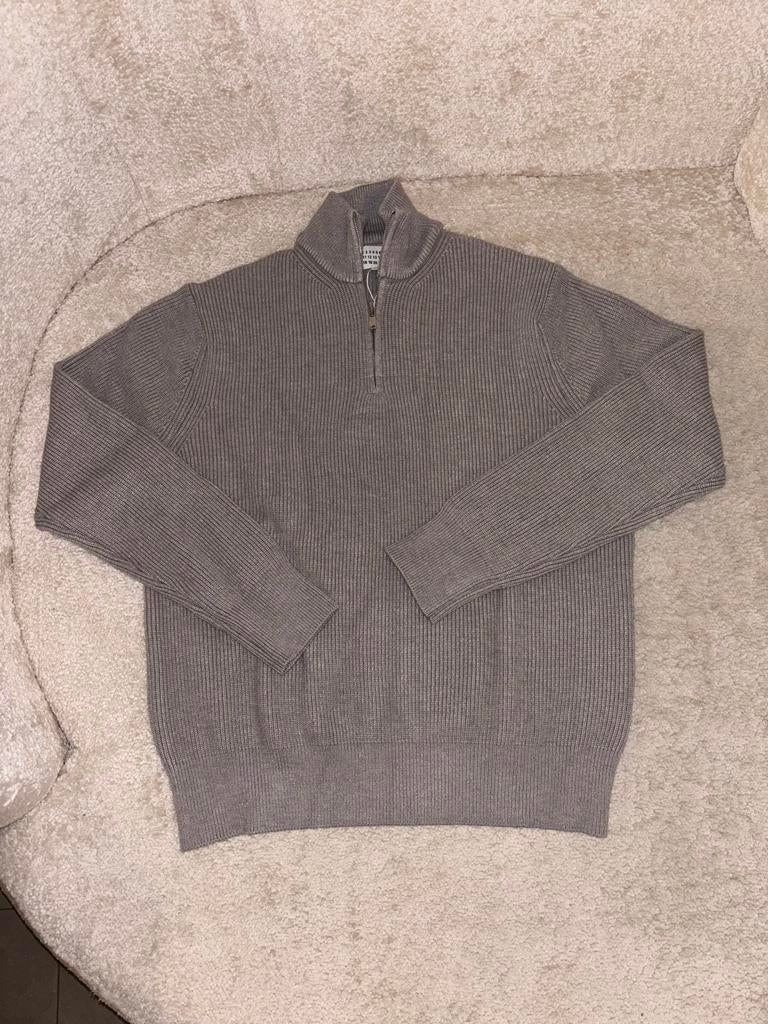 Maison Margiela Half-Zip Grijze Sweater, Ophalen of Verzenden, Nieuw, Maat 52/54 (L), Grijs