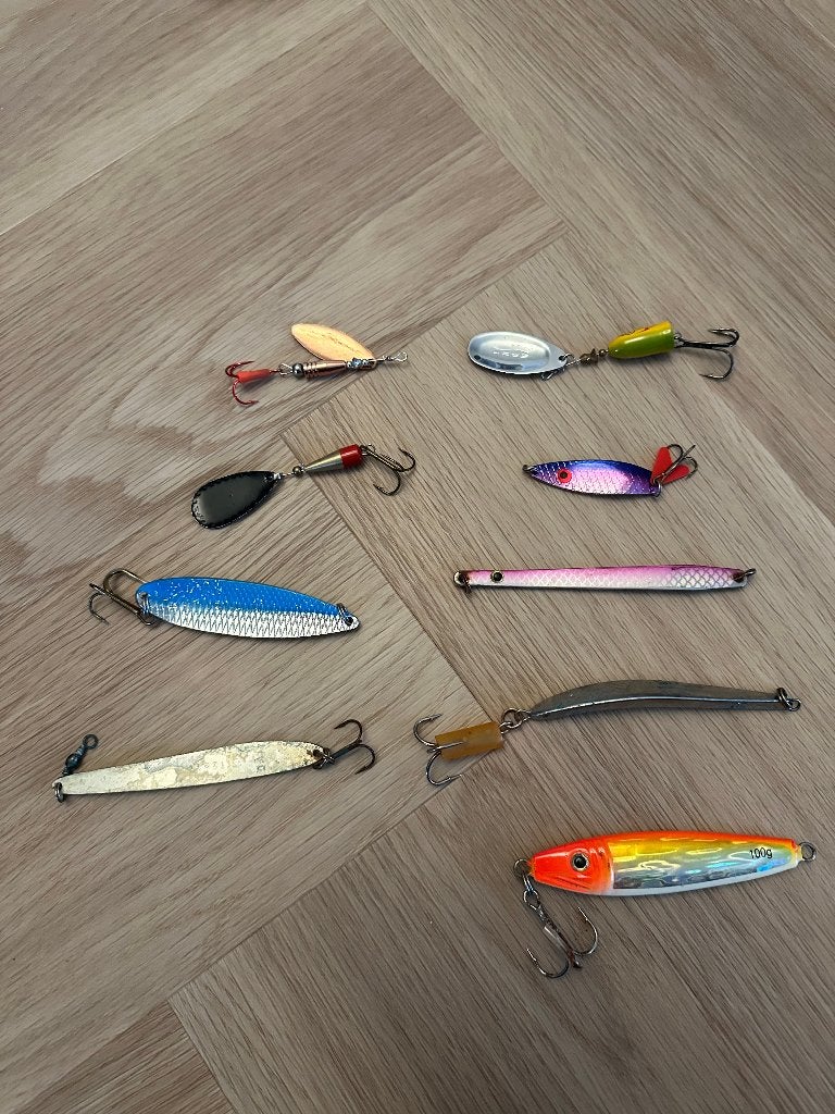 Partij kunstaas  – spinnerbaits, spinners en lepels, Ophalen of Verzenden, Zo goed als nieuw, Overige typen