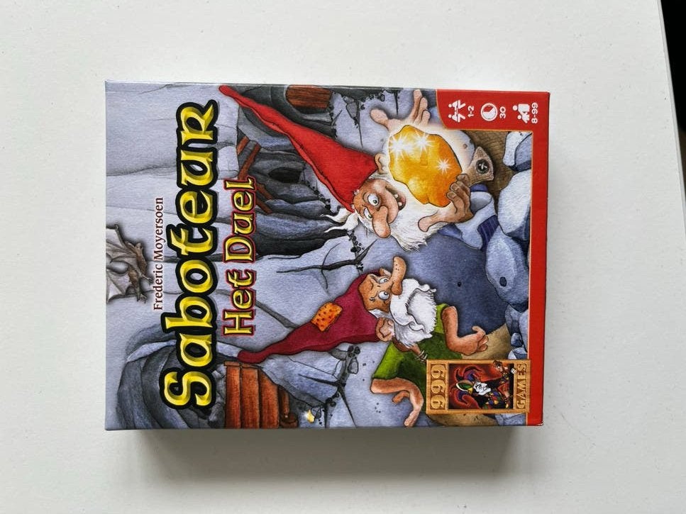 Saboteur Het Duel - Strategisch kaartspel voor 1-2 spelers, Een of twee spelers, Ophalen of Verzenden, Zo goed als nieuw