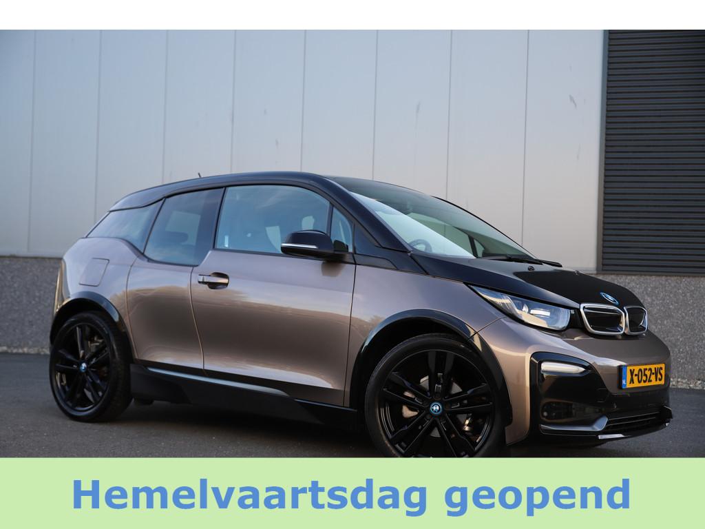 BMW i3 S 184pk Executive 42 kWh 120Ah /Leder/Carplay/W-pomp/, Auto's, BMW, Automaat, Achterwielaandrijving, Bruin, 4 stoelen