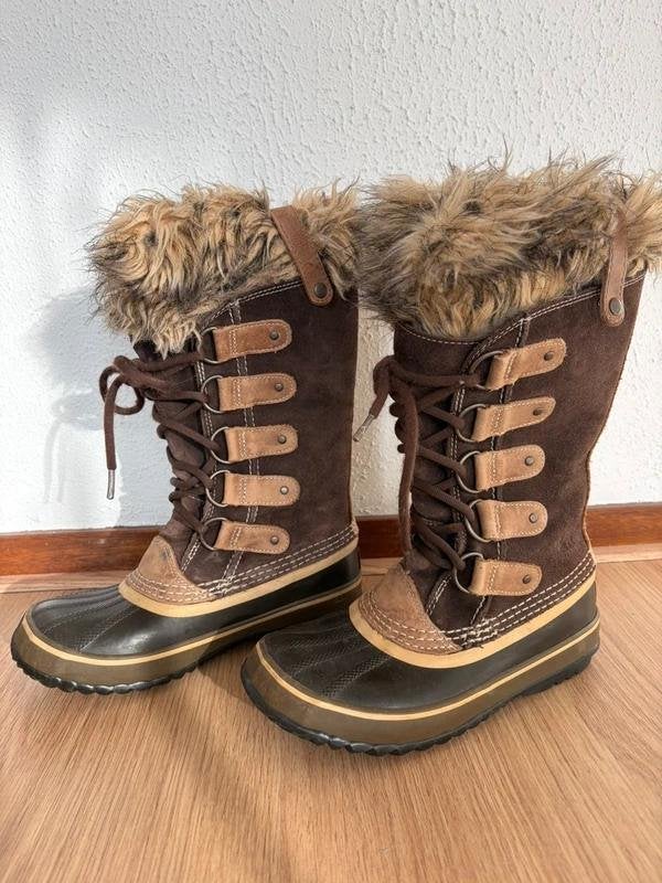 Sorel Joan of Arctic snowboots bruin maat 37, Kleding | Dames, Bruin, Snowboots, Zo goed als nieuw, Sorel