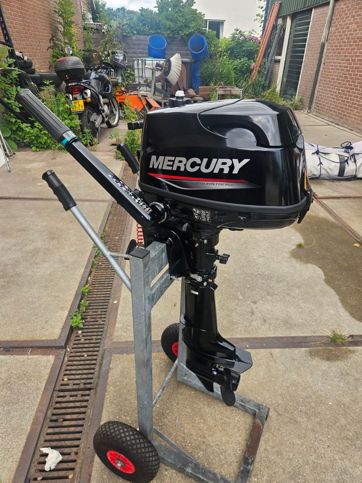 Mercury 6 pk buitenboordmotor - Zo goed als nieuw, Ophalen, 5 tot 10 pk, Viertaktmotor, Zo goed als nieuw