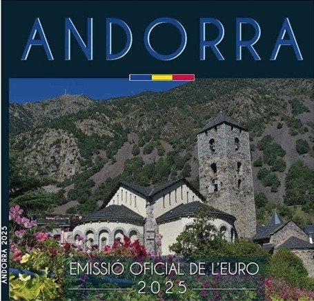 BU set ANDORRA 2025 8 munten in BU kwaliteit., Ophalen of Verzenden, Overige landen, Overige waardes